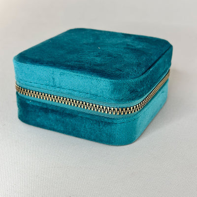 Personalized Velvet Jewellery Box - Your Name Initial