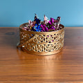 Small Round Metal Hamper Basket