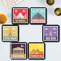 Travel the World Coasters - Set of 6