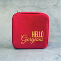 Velvet Jewellery Box - Hello Gorgeous