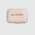 Personalized Compact Jewellery Box - Your Name