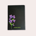 Personalised Sticky Note Memo Purple Flower