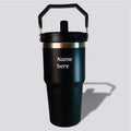 Your Name Vacuum Insulated Tumbler With Straw