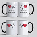 Couple Mug Set of 2-My Heart Belongs