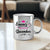 Metallic Silver Coffee Mug- Queens