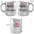 Metallic Silver Coffee Mug- Queens