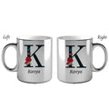 Metallic Color Coffee Mugs- Initial & Name