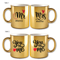 Metallic Color Coffee Mugs - Couple Mug