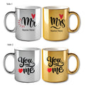 Metallic Color Coffee Mugs - Couple Mug