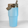 Butterfly Monogram Vacuum Insulated Tumbler With Straw