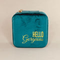 Velvet Jewellery Box - Hello Gorgeous