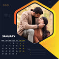 Desk Calendar-2025 Couple Picture