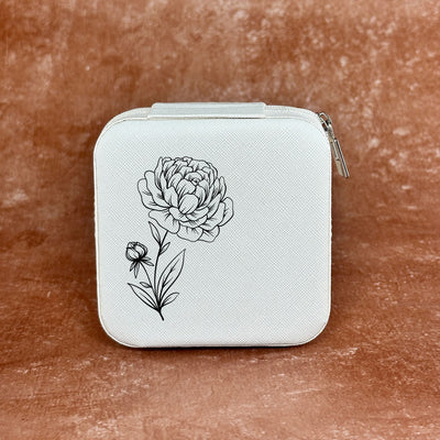 Personalized Jewellery Box Birth Flower